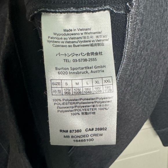 Great Condition Burton Dryride Weatherproof Sweatshirt - Picture 8 of 10